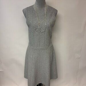 Ann Taylor Dress Womens Size M Grey Sweater Office Business Career Sophisticated